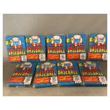 (9) Packs Of 1990 Fleer BaseballCards