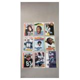 (9) Assorted NFL Football Cards