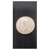(1) 1923 U.S. Silver Peace One Dollar Coin