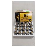 (20) Rounds 45 Auto Ammo