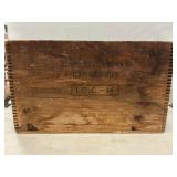 Wooden Dovetailed Dynamite Crate
