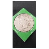 (1) 1922 U.S. Silver Peace One Dollar Coin