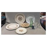 Tray Of Assorted Plates & More (Review Photos)