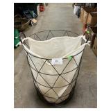 Metal Hamper With Liner