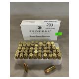 (50) Rounds Of Federal 9mm Luger Ammo