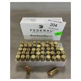 (50) Rounds Of Federal 9mm Luger Ammo