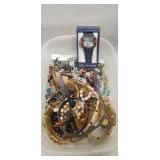 Tray Of Assorted Jewelry & More
