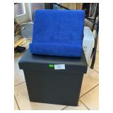 Storage Ottoman, Pillow Pad Lap Desk