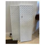 White Metal Wall Hanging Organizer