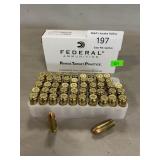 (50) Rounds Of Federal 9mm Luger Ammo