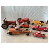 Vintage Hubley Partial Fire Engine & Assorted