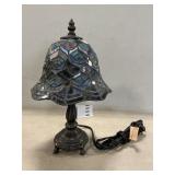 Stained Glass-Style Mini Table Lamp