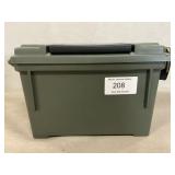 Plastic Ammo Case Half Full Of .45 Auto Ammo