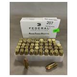 (50) Rounds Of Federal 9mm Luger Ammo
