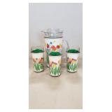 Vintage Thermo-Serve Pitcher w/ (3) Cups