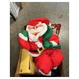 Box Lot With Christmas Decor