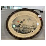 Icart-Style Art Deco Etching Print
