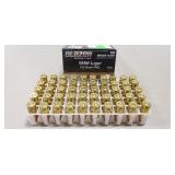 (50) Rounds 9mm Luger Ammo