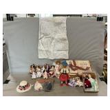 Collection Of Small Dolls, Rag Doll Kit, Doll