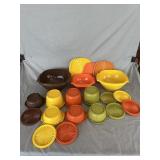 Large Tray Lot of Vintage Tubberware