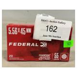 (20) Rounds Of 5.56 x 45mm Ammo