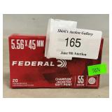 (20) Rounds Of 5.56 x 45mm Ammo