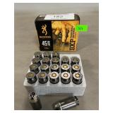 (20) Rounds Of Browning .45 Auto Ammo