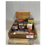 Vintage Bottles, Tins & Assorted Product