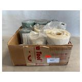 Box Lot Of Sandpaper Rolls