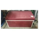 Vintage Padded Seat Toy Chest (27"ï¿½15"ï¿½14.5")