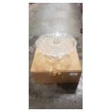 Imperial Glass Pedestal Cake Stand w/ Box
