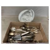 Vintage Rogers Flatware, Lighted Porcelain