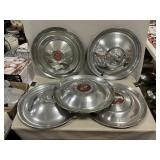 (5) Asst. Hubcaps, Including Packard Clipper,