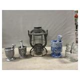 Dietz Lantern (No Handle Or Globe), Ceramic, Cast