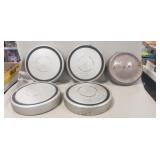 (1) Vintage Ford 9" Hubcap & (4) Vintage Ford 10"