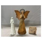 Elements Angel Figure, Porcelain Angel