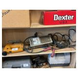 Shelf Lot With B & D Scrollsaw & 3/8" Drill,