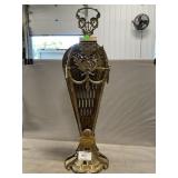 Vintage Brass Fireplace Screen (Right Bottom