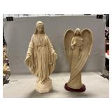 Our Lady Of Grace, Angel Statues