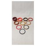 (10) Vintage Bakelite Bangle Bracelets