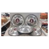 (5) Vintage 1951-52 DeSoto 15" Hubcaps