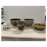 Rowe, Maple City & Assorted Pottery Pieces