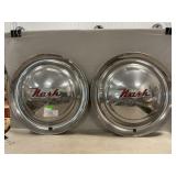 (2) 1950ï¿½s Nash Hubcaps