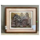 LE "Victorian Home" Print By Thelma Winter