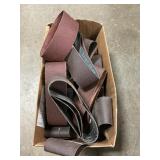 Box Lot Of Sanding Belts