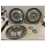 (3) Mid 1960ï¿½s Chevrolet Wheel Covers, (2) Cragar