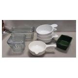 Tray Lot Of Assorted Dishware/Glassware