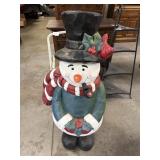 Snow Man Statue