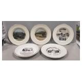 (4) Vintage Hershey, PA. Collector Plates & (1)