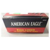 (50) Rounds 9mm Luger Ammo